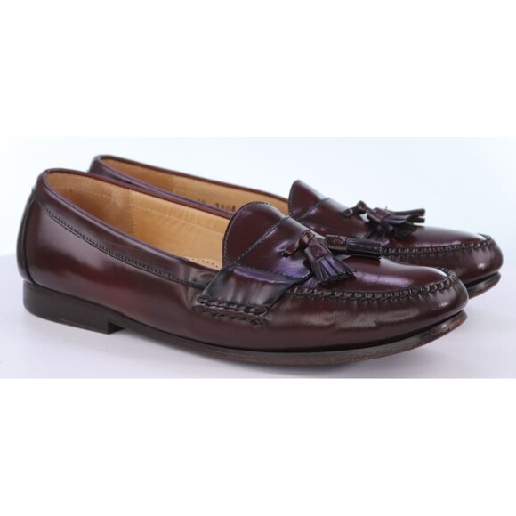 Cole Haan Men\'s Tassel Loafers Shoes Size 13 D Leather Cognac main image 9